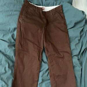 Brown Levi’s chinos